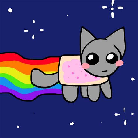 TBH Nyan Cat | Nyan cat, Cat icon, Cute animal drawings kawaii