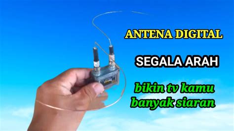 Inilah Trik Rahasia Tukang Antena Cara Membuat Antena Tv Digital