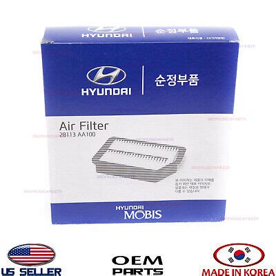 Filtro De Aire Motor Genuino Oem Hyundai Elantra