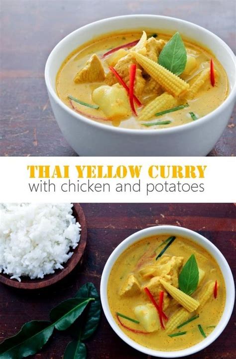 Yellow Curry With Chicken Potatoes Gang Garee Gai