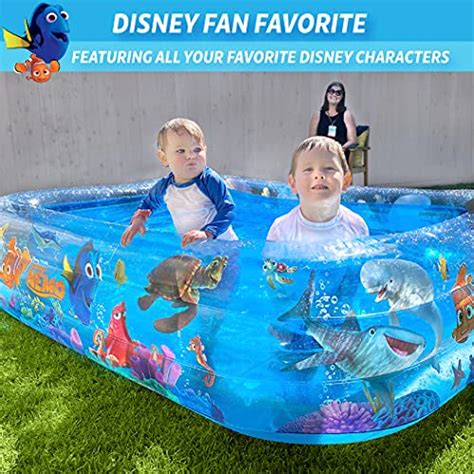 GoFloats Disney Pixar Finding Nemo 8 Ft X 6 Ft Inflatable Pool By