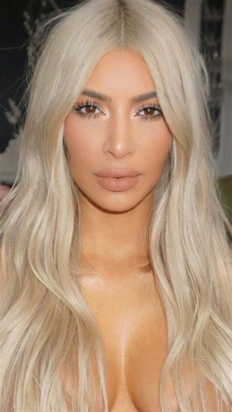 Kim Kardashian Blonde Hair Color