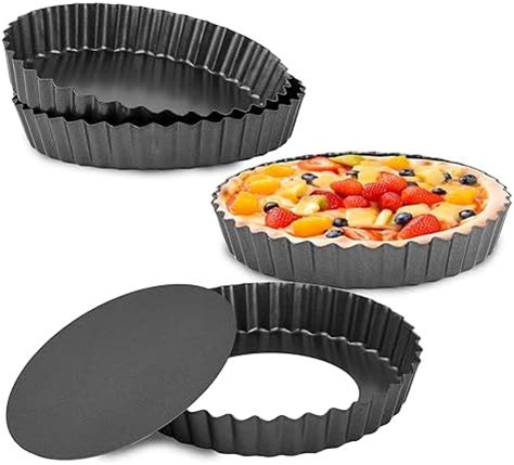 Amazon Norpro Non Stick Tartlet Pans Set Of 4 Metallic Tart