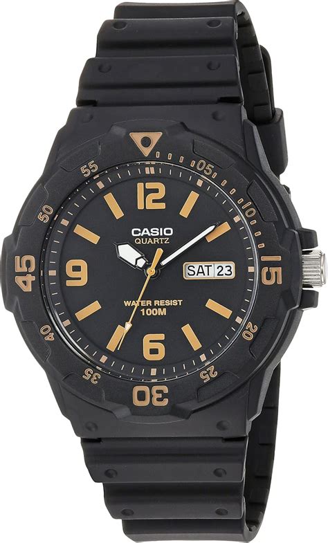 Amazon Co Jp Casio Mens Black Resin Dive Watch