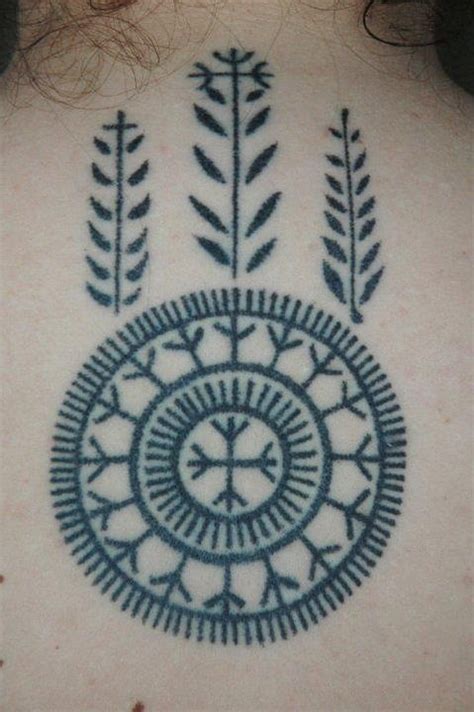 Croatian Traditional Pattern Tattoo