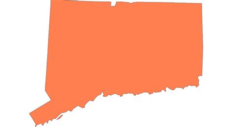 Connecticut State Outline | SVG and PNG Download