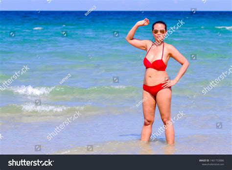 Woman Sexy Red Bikini On Beach Stock Photo 1461733886 Shutterstock