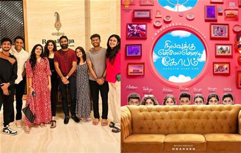 Nilavuku Enmel Ennadi Kobam Dhanush Unveils New Poster For His