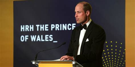 Prince William Pays Tribute to Princess Diana at Awards Ceremony