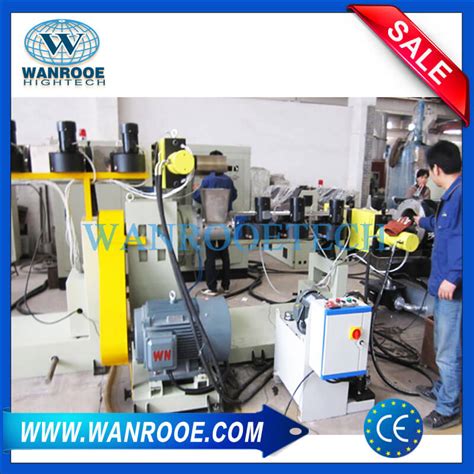 Kg H Double Stage Plastic Scraps Pelletizing Machine Wanrooetech