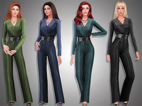 Best Jumpsuit Cc For The Sims 4 Maxis Match Alpha All Sims Cc