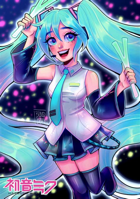 I Made This Drawing For Mikus Belated Birthday 💙 Rvocaloid