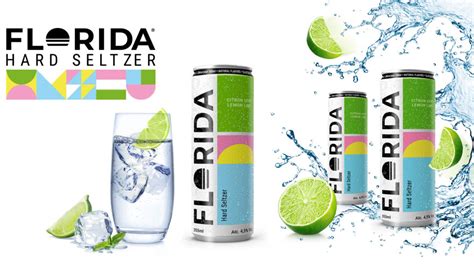 Florida Hard Seltzer Leau P Tillante Alcoolis E Am Ricaine D Barque