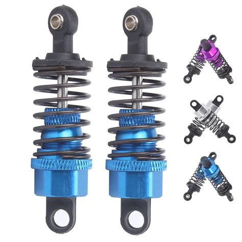 2Pcs 63mm RC Aluminium Shock Absorber Damper For TRAXXAS SLASH 2WD RC