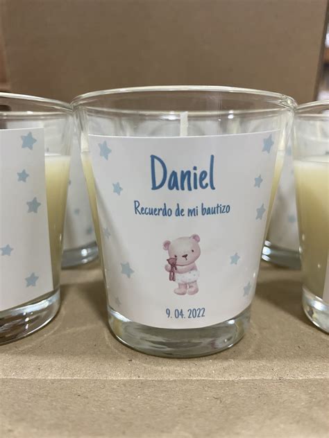 Detalles Para Invitados Y Velas Personalizadas Canaryceras