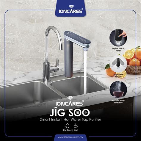 Ready Stock Ioncares Jigsoo Smart Instant Hot Water Tap Purifier Shopee Malaysia
