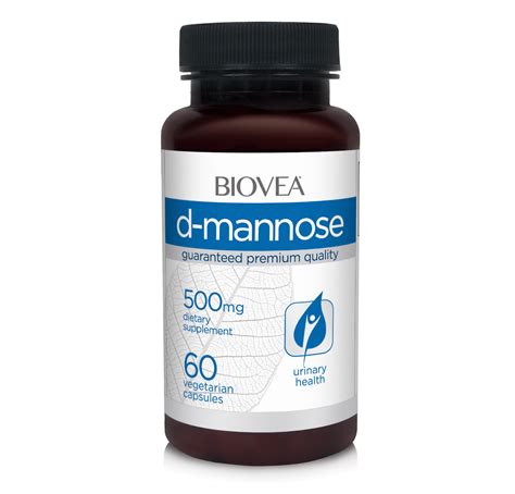 D Mannose 500mg 60 Capsules Biovea Womens Health