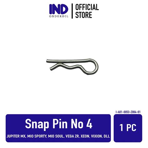 Ind Snap Pin No4 No 4 Disc Discpad Pad Yamaha Nmax Mio Gt M3 Soul J