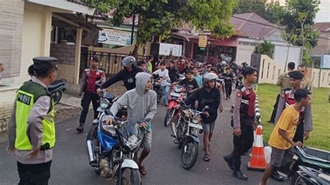 Polisi Sita 51 Motor Dalam Operasi Balap Liar Di Magelang