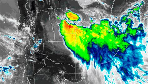 Rigen alertas por tormentas fuertes y caída de granizo en el centro del