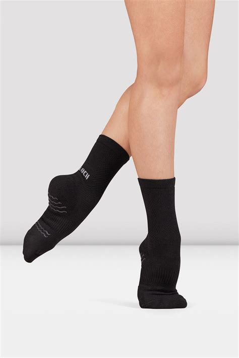 Blochsox Crew Length Dance Sock Black Bloch Dance Us