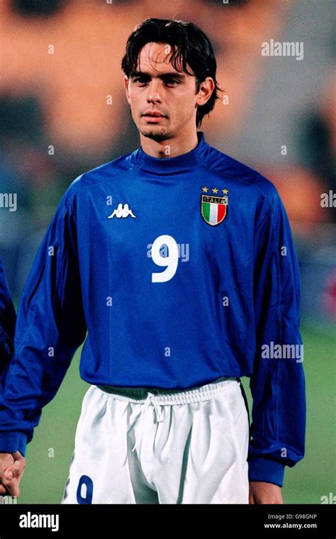 Soccer - Friendly - Italy v Belgium. Italy's Filippo Inzaghi Stock ...