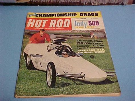 AUGUST HOT ROD MAGAZINE HRM CHAMPIONSHIP DRAGS EBay