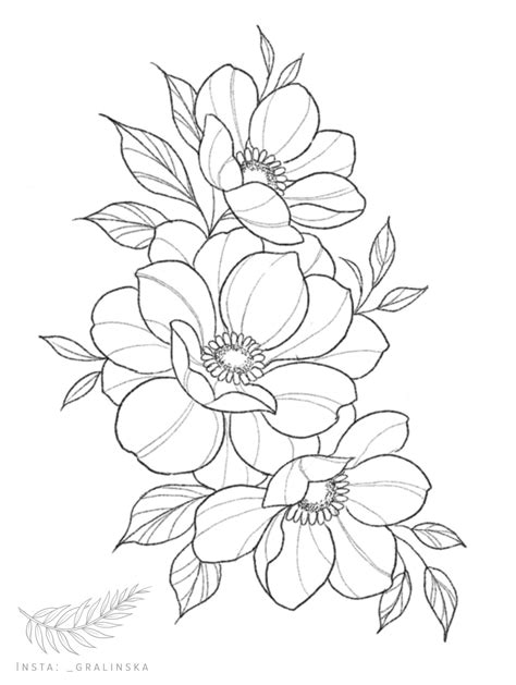 Custom Birth Flower Tattoo Design With Butterfly Bouquet