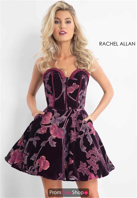 Rachel Allan Prom Dresses Burnout Velvet Dress Rachel Allan Prom