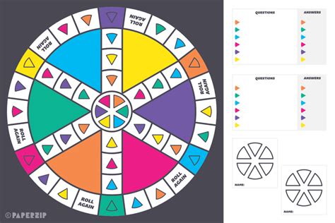 Trivial Pursuit Cards Template Free - Printable Templates