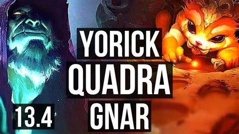 YORICK Vs GNAR TOP Quadra Rank 7 Yorick 1000 Games 7 1 1 KR