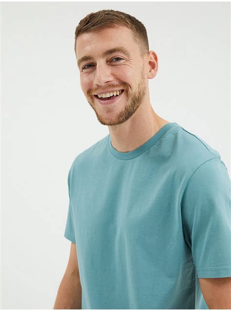 Teal Crew Neck T Shirt Men George At Asda