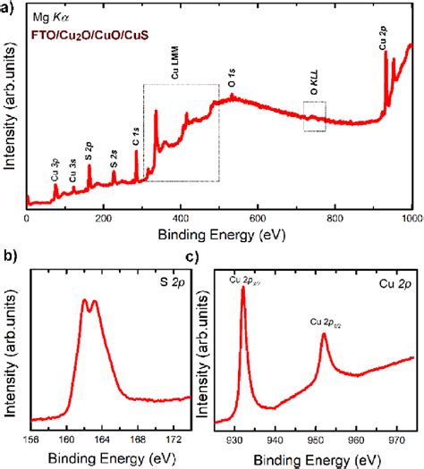 (a) XPS survey of Cu 2 O/CuO/CuS. (b) XPS S 2p of Cu 2 O/CuO/CuS. (c ...