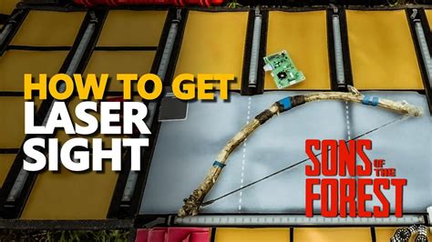 How To Get Laser Sight Sons Of The Forest YouTube