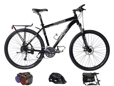 CODE BIKES Code 29er Police Mountain Bike With Lights Bag And Helmet ...