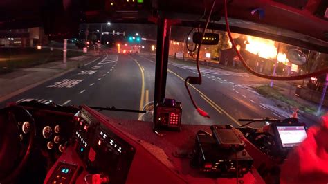 Gopro Harrisburg City Truck Arriving At Broad Street Market Fire