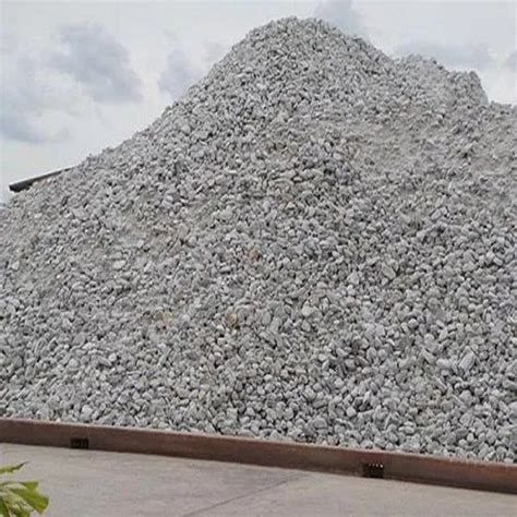 White Calcined Dolomite Lumps Packaging Type Loose Packaging Size