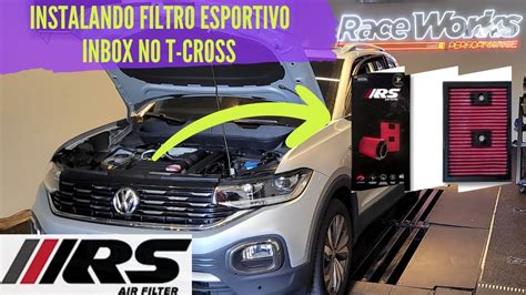 Instalando Filtro De Ar Esportivo Inbox No T Cross 1 4 TSI YouTube