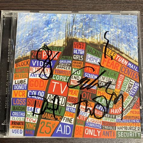 Yahooオークション Radiohead レディオヘッド サイン入りcd