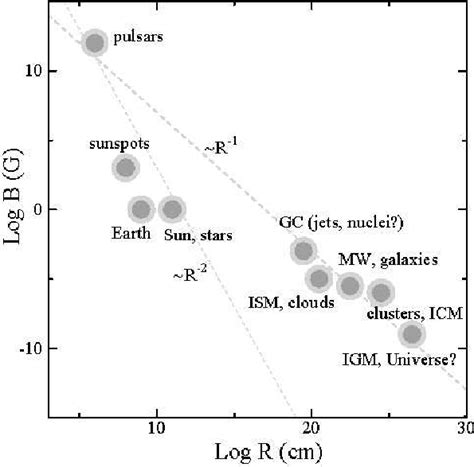 Cosmic Magnetic Fields From The Strongest To Weakest Accordingly From