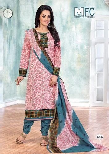 Unstitched Cotton Salwar Suits At Rs 499 Unstitched Salwar Suit In