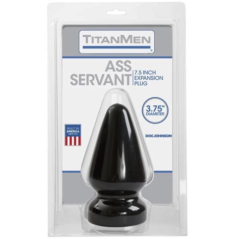 Doc Johnson TitanMen Ass Servant 3 75 Inch большая анальная пробка