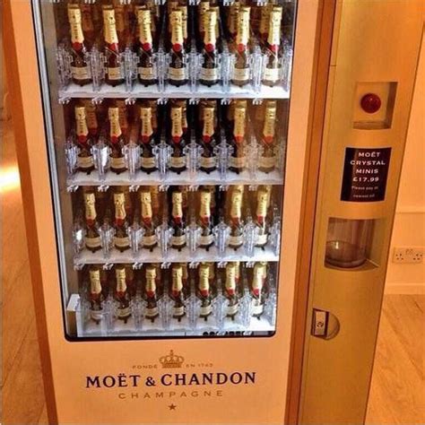 Champagne Vending Machine Automaten Champagner Moet Champagner