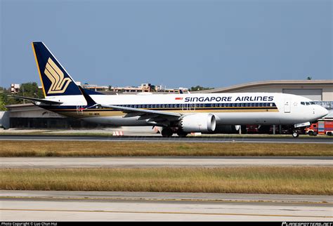 9V MBK Singapore Airlines Boeing 737 8 MAX Photo By Luo Chun Hui ID