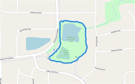 Woodbury Parks And Trails In Minnesota Walking Map