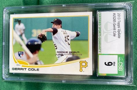 2013 Topps Update Series Rookie Debut US265 Gerrit Cole RC For