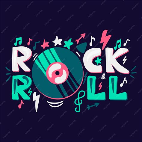 Premium Vector Rock And Roll Concept