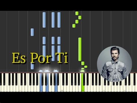 Es Por Ti Juanes Piano Tutorial EA Music YouTube