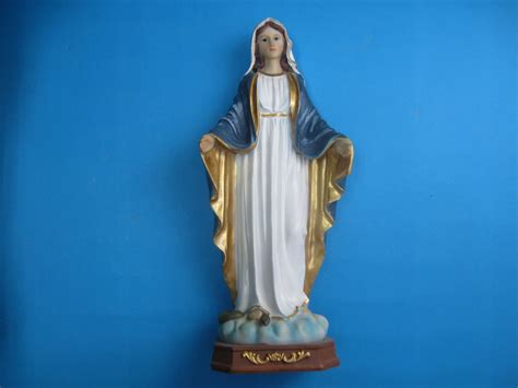 Figurka Matki Bożej Niepokalanej z żywicy 30 cm 13101940944 Allegro pl