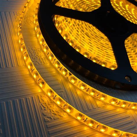 Pvc D Mak Meter Flexible Waterproof Yellow Led Strip Light With